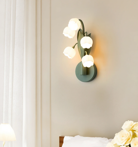 Bell Orchid Wall Lamp