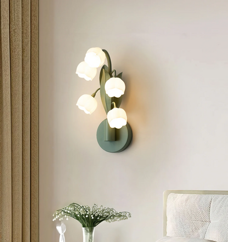 Bell Orchid Wall Lamp