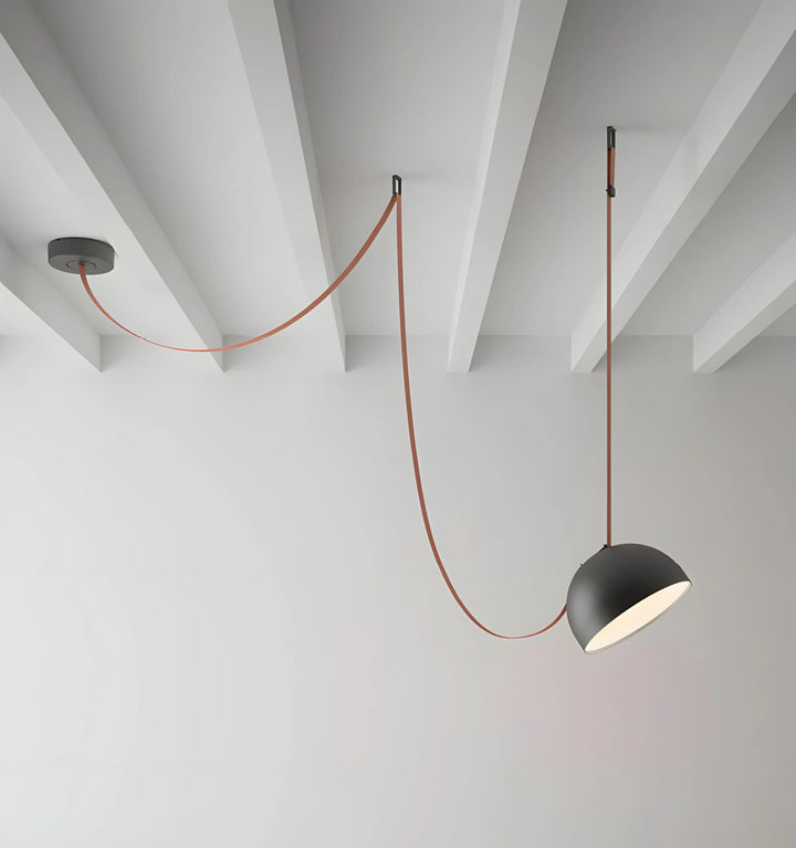 BELTS COMBINATION LEATHER PENDANT LIGHT