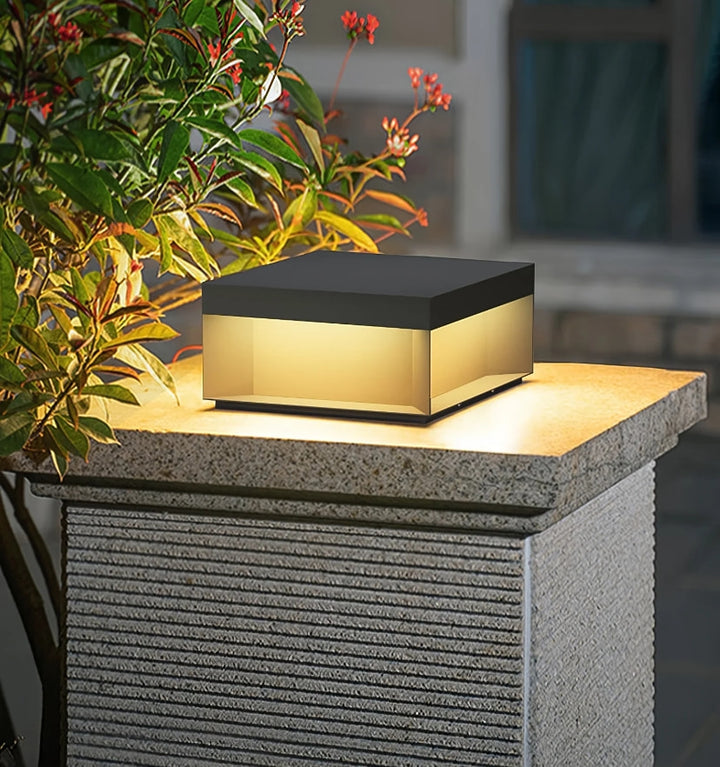 BLACK BOX OUTDOOR POST LIGHT