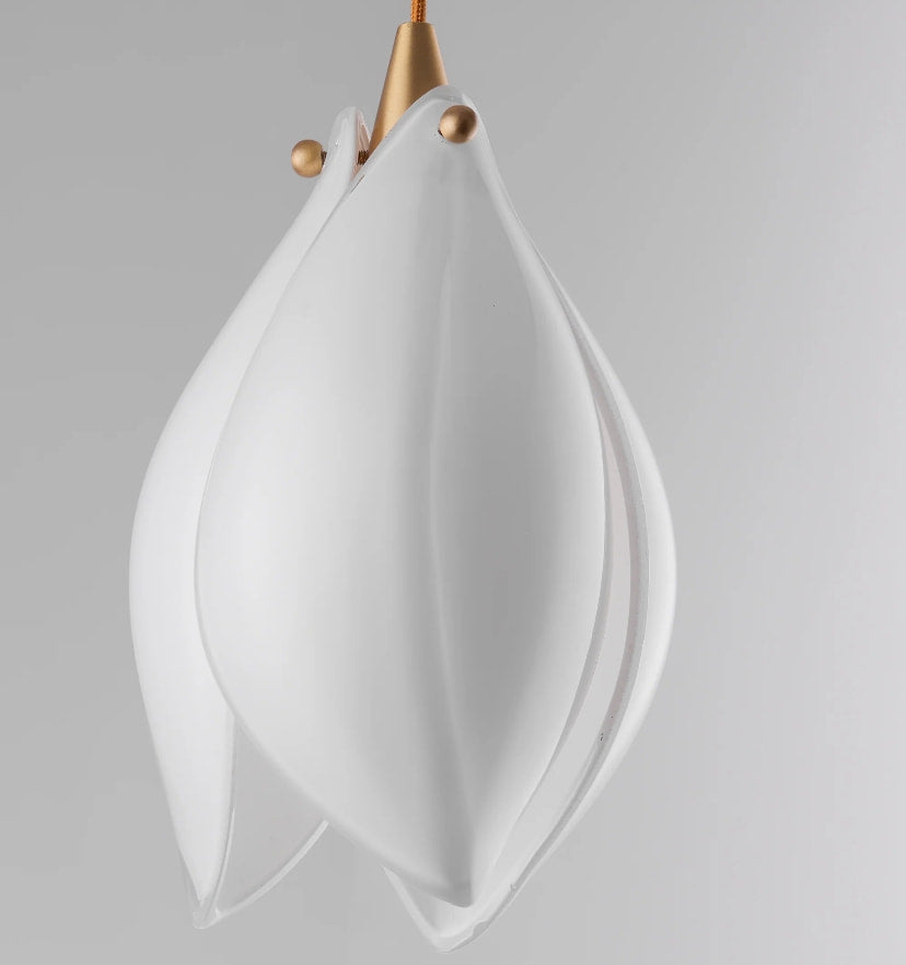 CERAMIC FLOWER PENDANT LIGHT