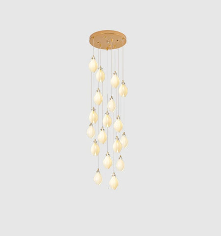 CERAMIC FLOWER PENDANT LIGHT