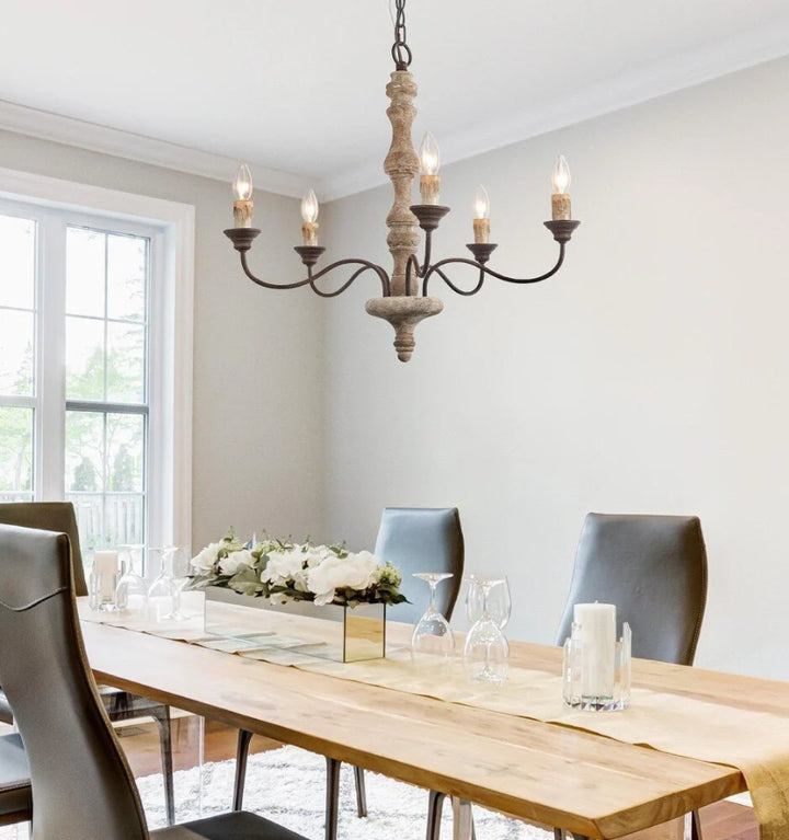 Candlestick Farmhouse Chandelier