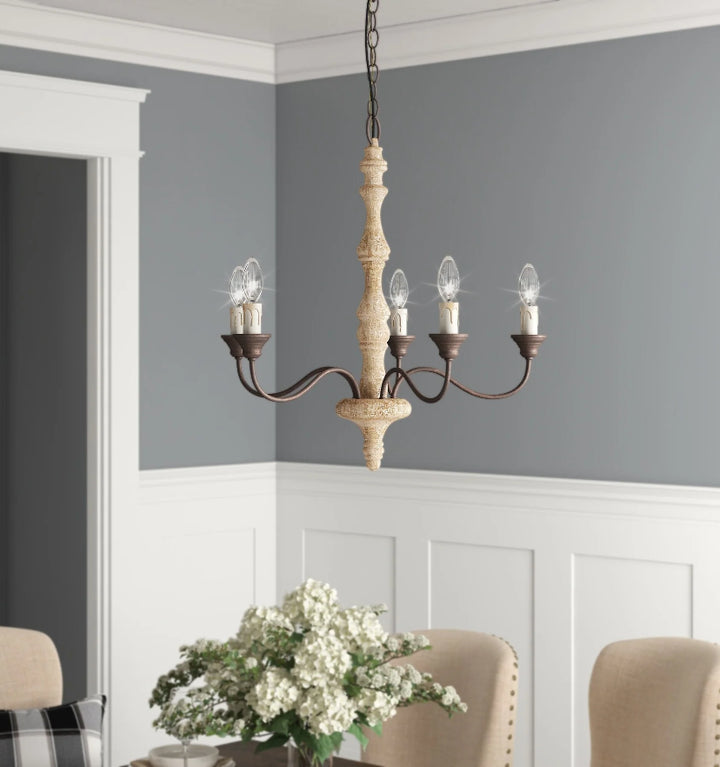 Candlestick Farmhouse Chandelier