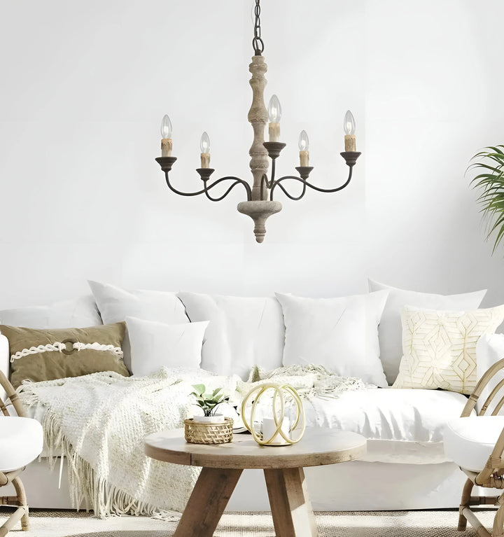 Candlestick Farmhouse Chandelier