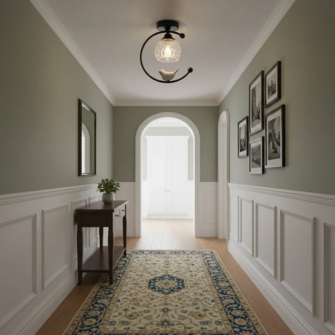 Ceramic Bird Ceiling Lamp - Yiarolight