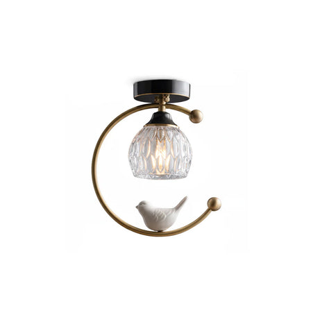 Ceramic Bird Ceiling Lamp - Yiarolight