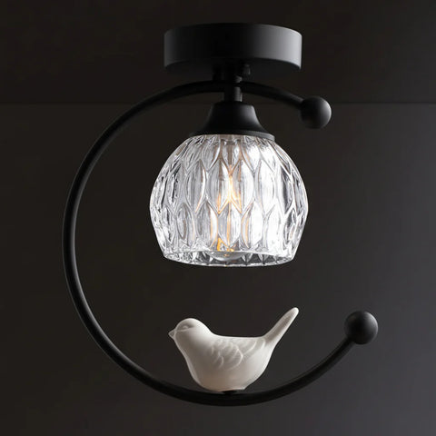 Ceramic Bird Ceiling Lamp - Yiarolight