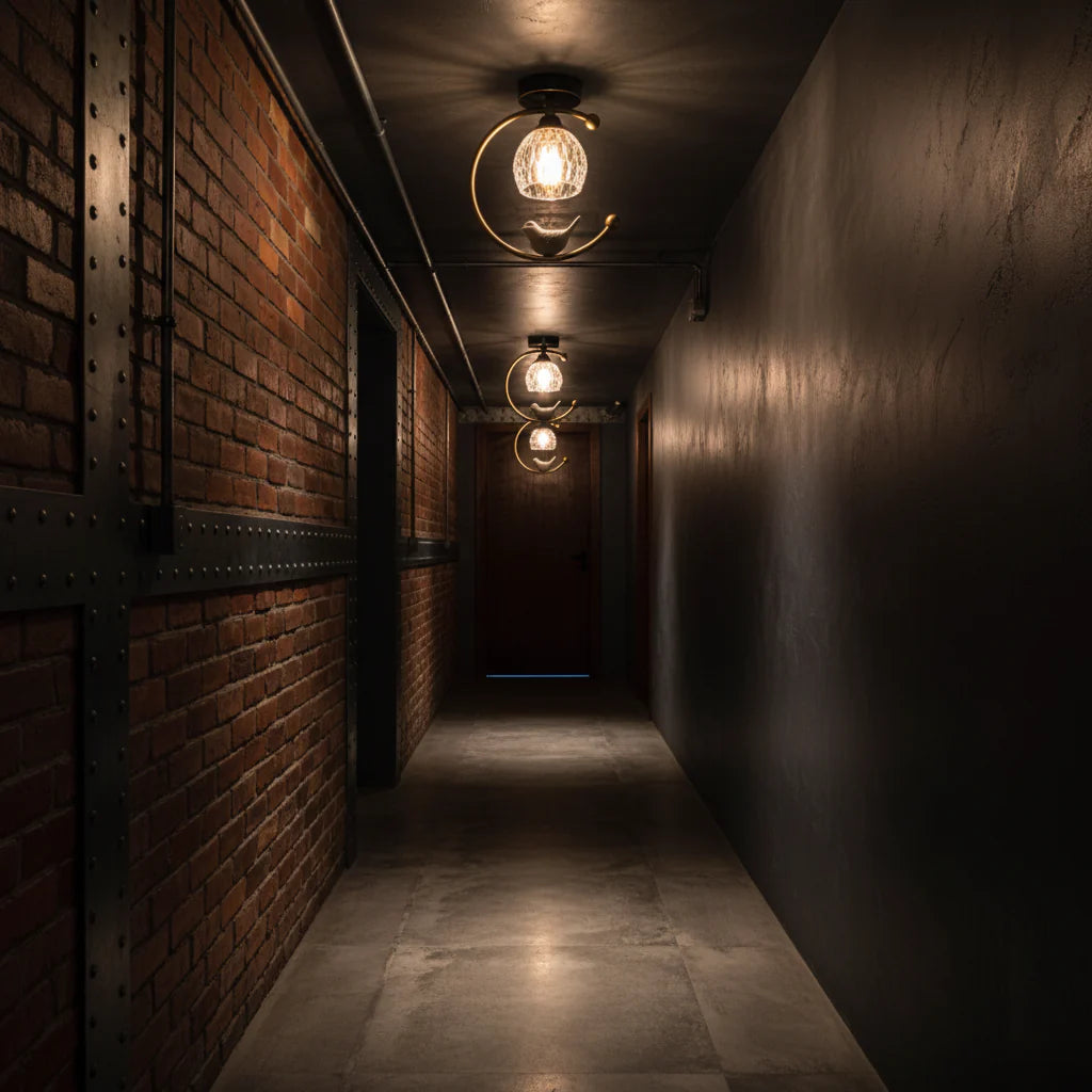 Ceramic Bird Ceiling Lamp - Yiarolight