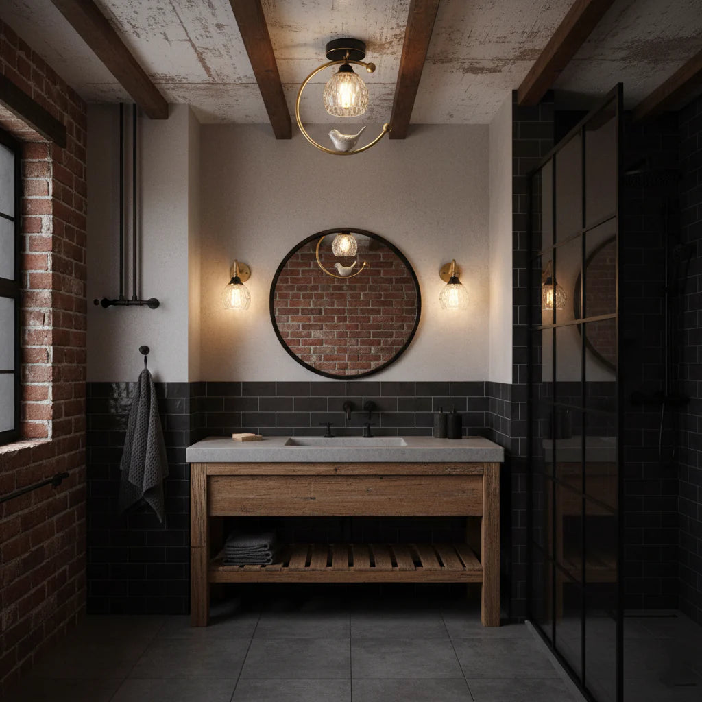 Ceramic Bird Ceiling Lamp - Yiarolight