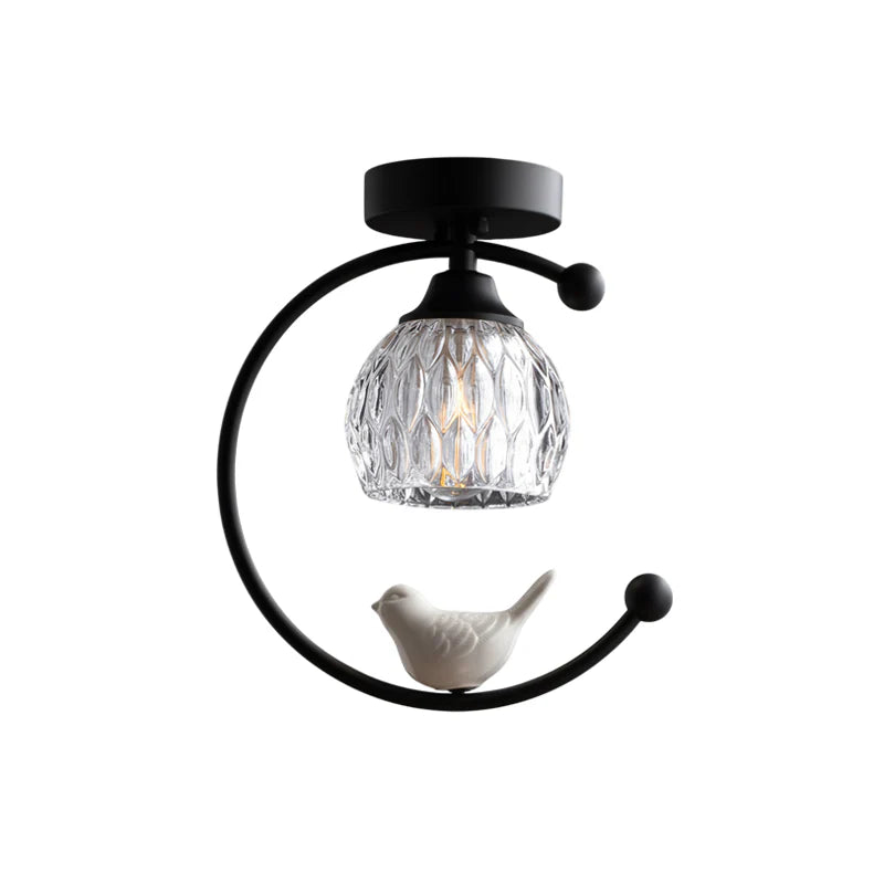 Ceramic Bird Ceiling Lamp - Yiarolight