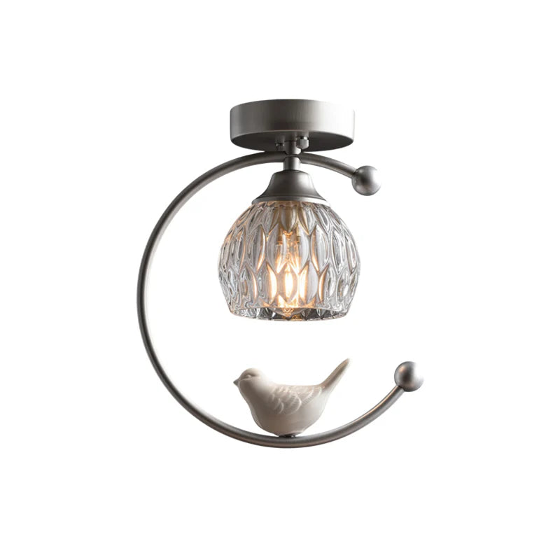 Ceramic Bird Ceiling Lamp - Yiarolight