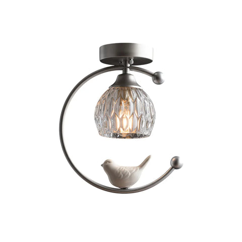 Ceramic Bird Ceiling Lamp - Yiarolight