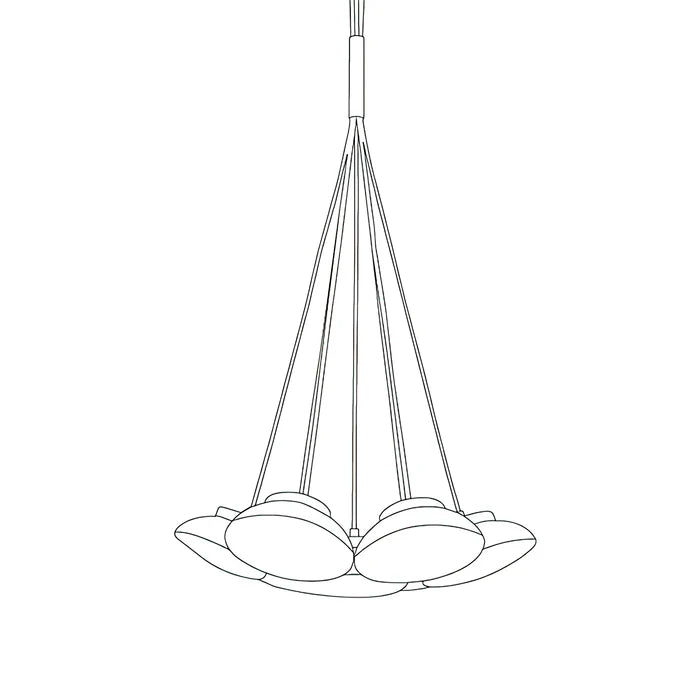 Ceto Horizontal Chandelier - Yiarolight