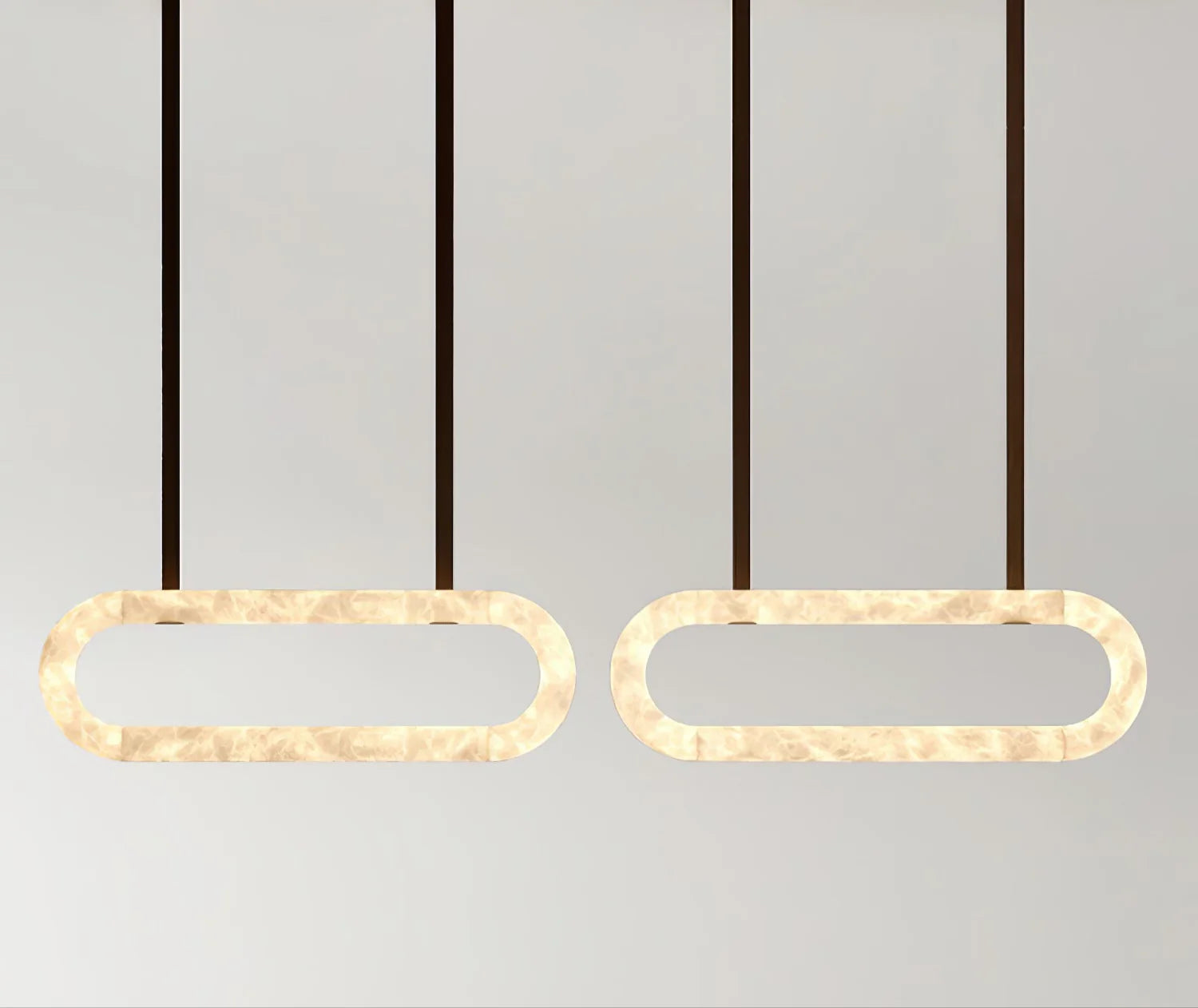 Circle Alabaster Chandelier - Yiarolight