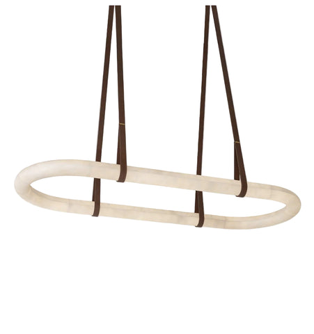 Circle Alabaster Chandelier - Yiarolight