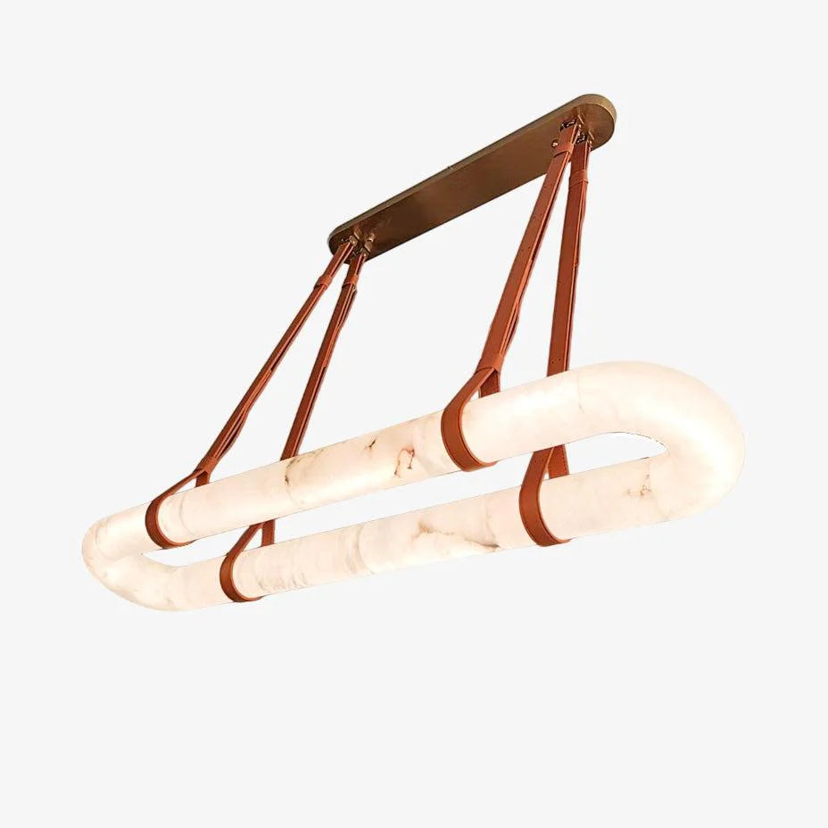 Circle Alabaster Chandelier - Yiarolight