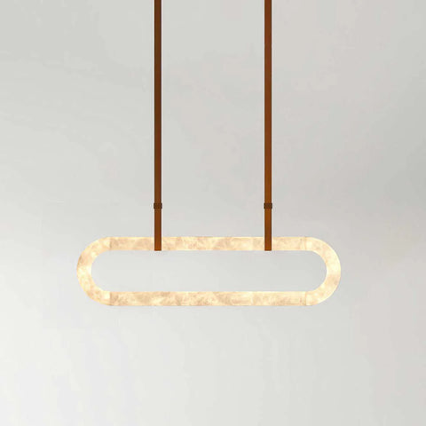 Circle Alabaster Chandelier - Yiarolight