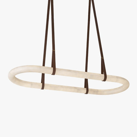 Circle Alabaster Chandelier - Yiarolight