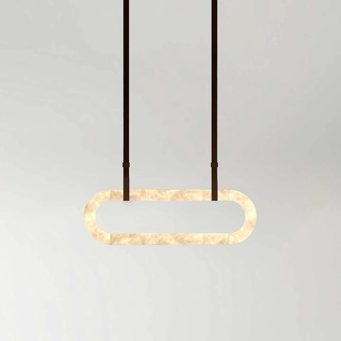 Circle Alabaster Chandelier - Yiarolight