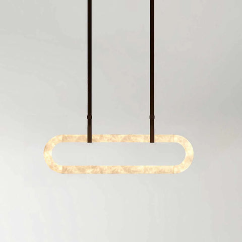 Circle Alabaster Chandelier - Yiarolight