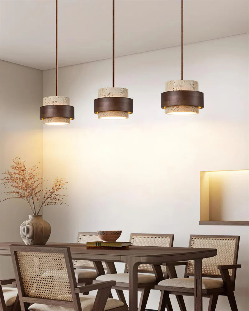 Cole Travertine Pendant Lamp - Yiarolight