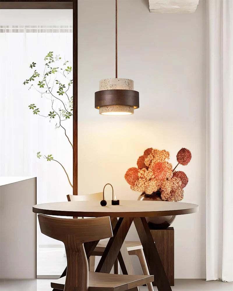 Cole Travertine Pendant Lamp - Yiarolight