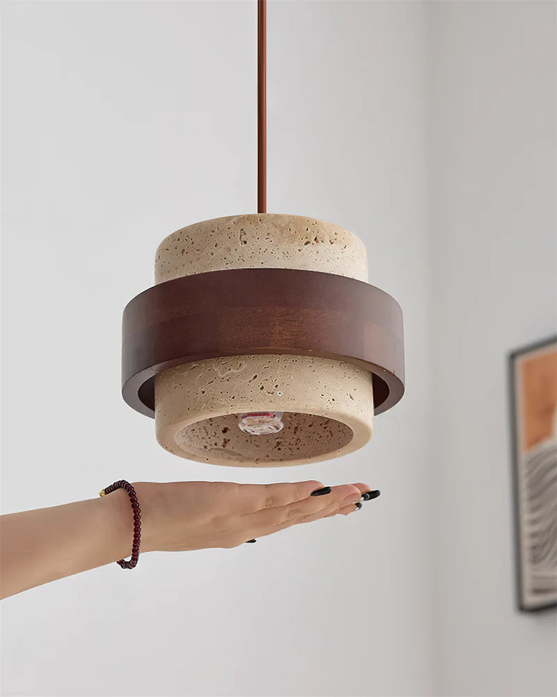 Cole Travertine Pendant Lamp - Yiarolight