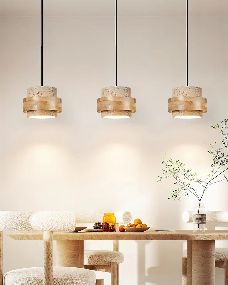Cole Travertine Pendant Lamp - Yiarolight