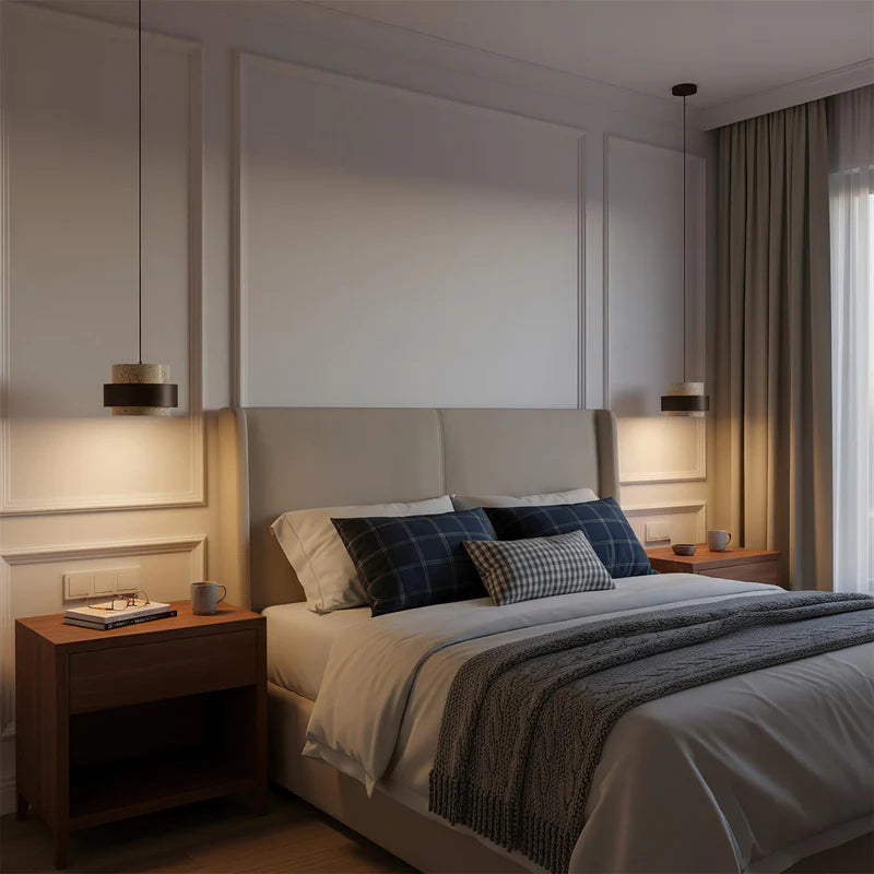 Cole Travertine Pendant Lamp - Yiarolight