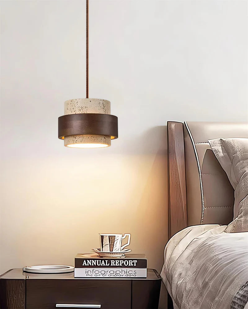 Cole Travertine Pendant Lamp - Yiarolight