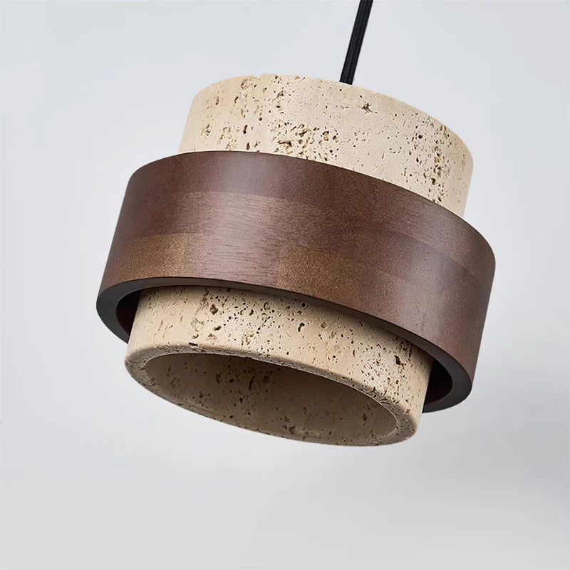 Cole Travertine Plug In Pendant Lamp - Yiarolight