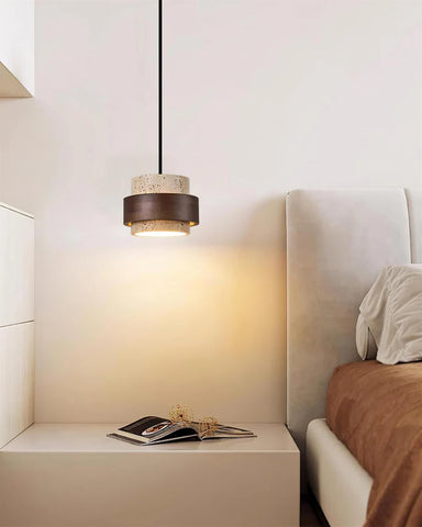Cole Travertine Plug In Pendant Lamp - Yiarolight