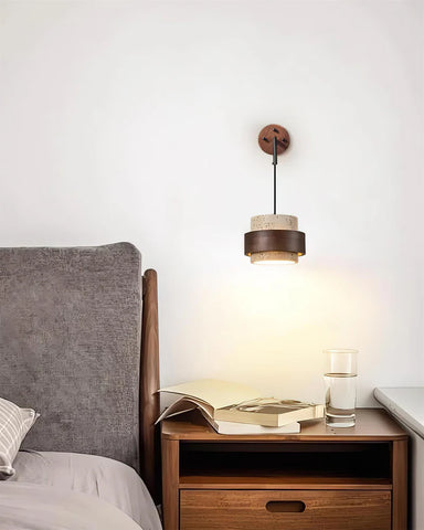 Cole Travertine Wall Lamp - Yiarolight