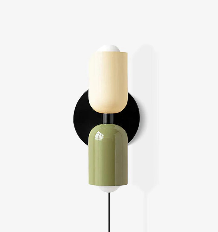 Couleur Double Plug In Wall Lamp