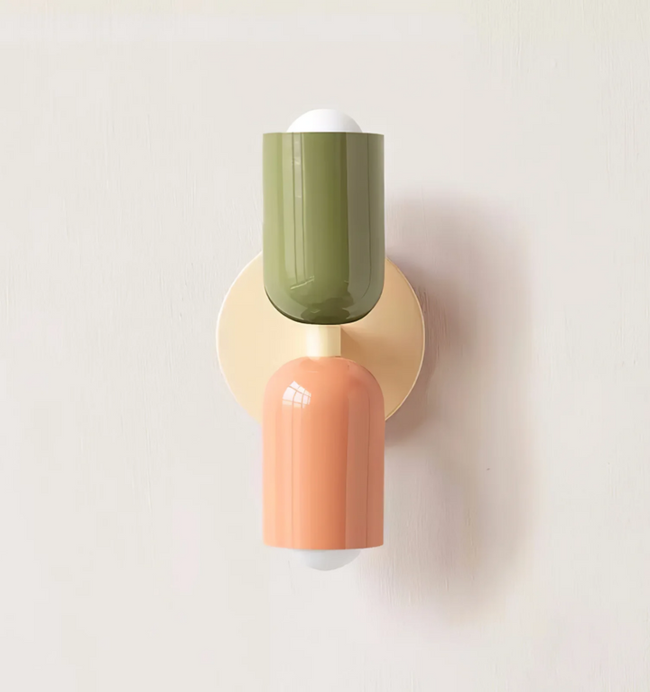 Couleur Double Plug In Wall Lamp