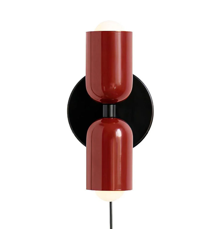 Couleur Double Plug In Wall Lamp