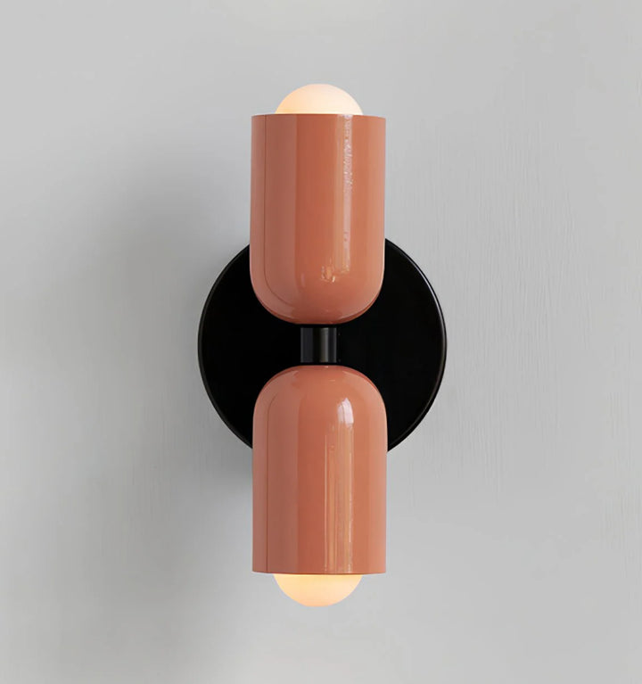Couleur Double Plug In Wall Lamp