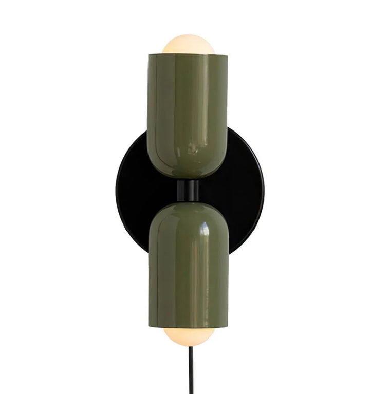 Couleur Double Plug In Wall Lamp