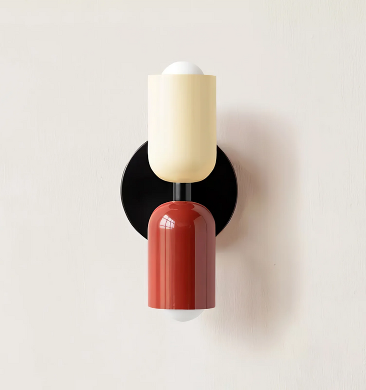 Couleur Double Plug In Wall Lamp