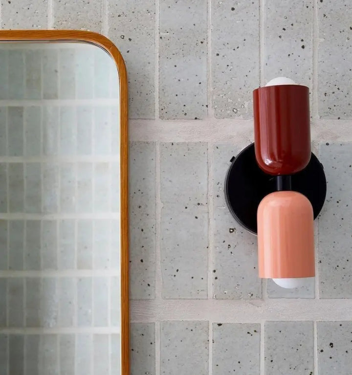 Couleur Double Plug In Wall Lamp