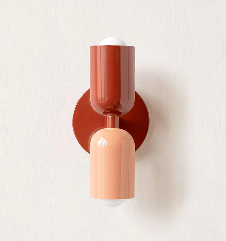 Couleur Double Plug In Wall Lamp
