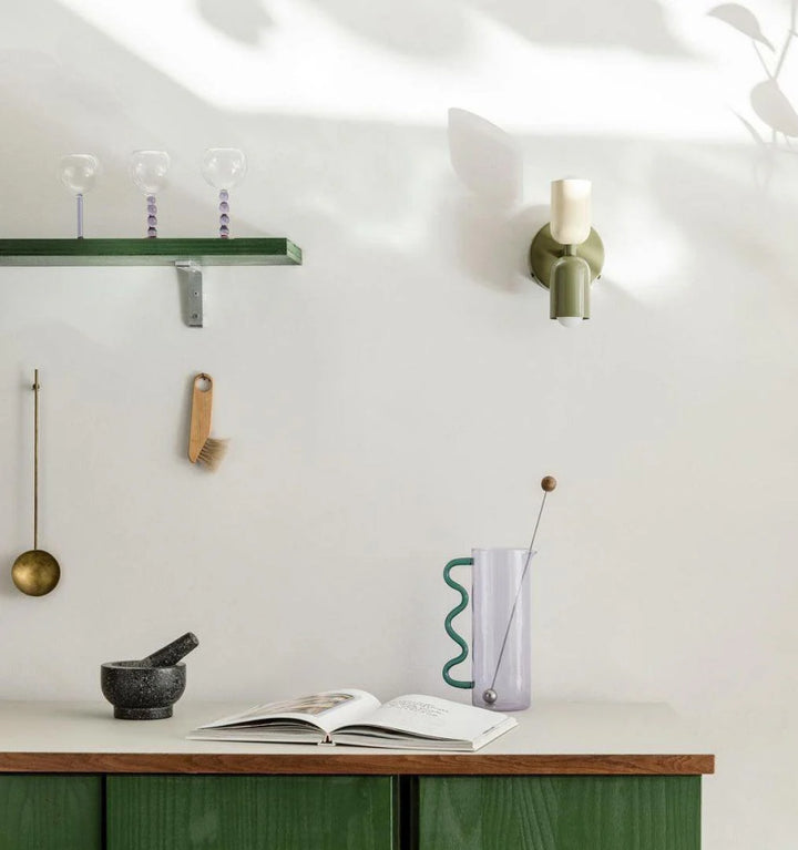Couleur Double Plug In Wall Lamp