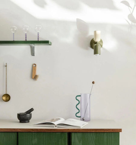 Couleur Double Plug In Wall Lamp