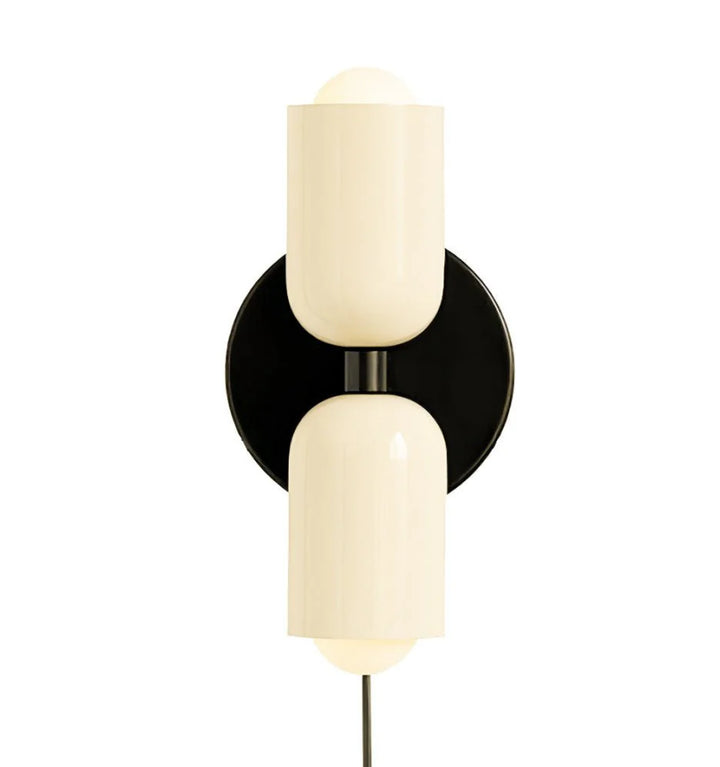 Couleur Double Plug In Wall Lamp