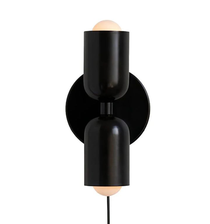 Couleur Double Plug In Wall Lamp