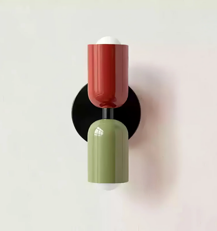 Couleur Double Plug In Wall Lamp