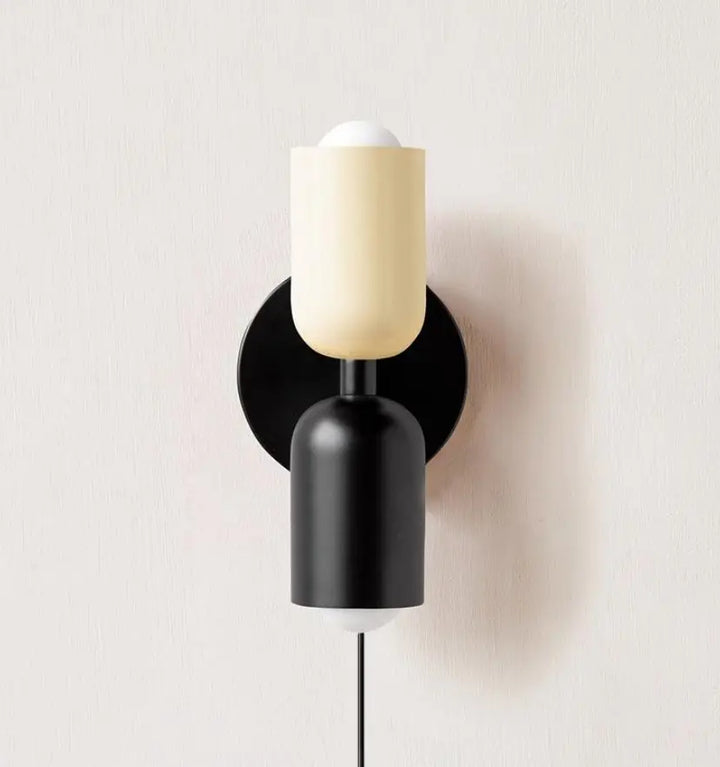 Couleur Double Plug In Wall Lamp
