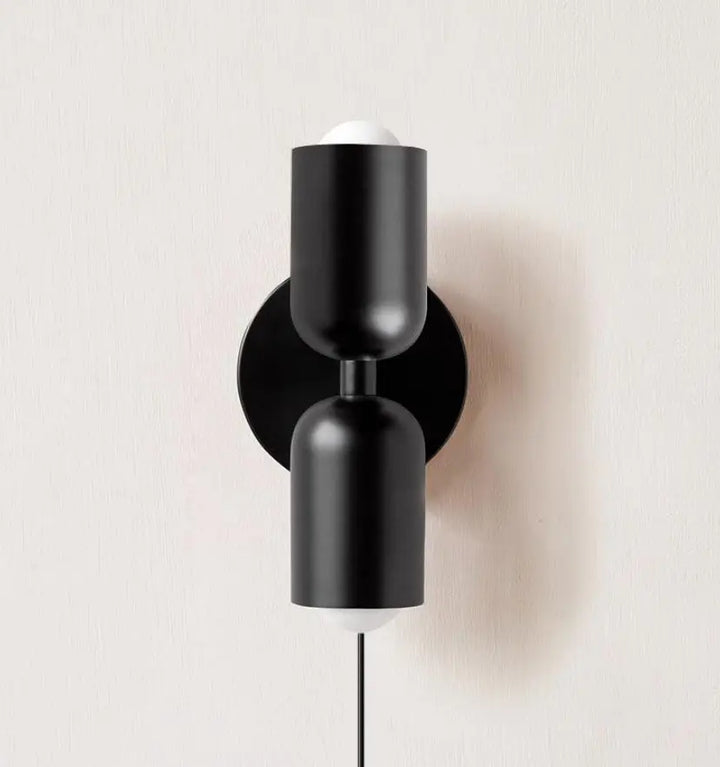 Couleur Double Plug In Wall Lamp
