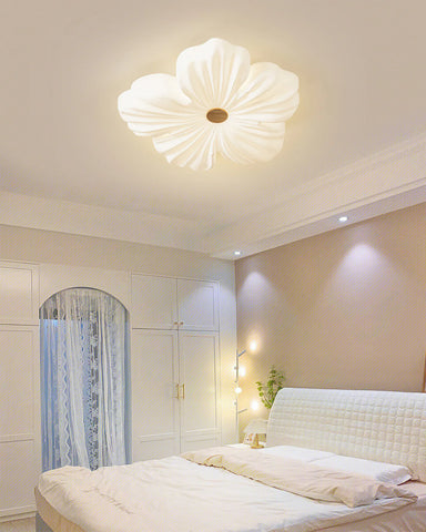Cream Flower Ceiling Lamp - Yiarolight